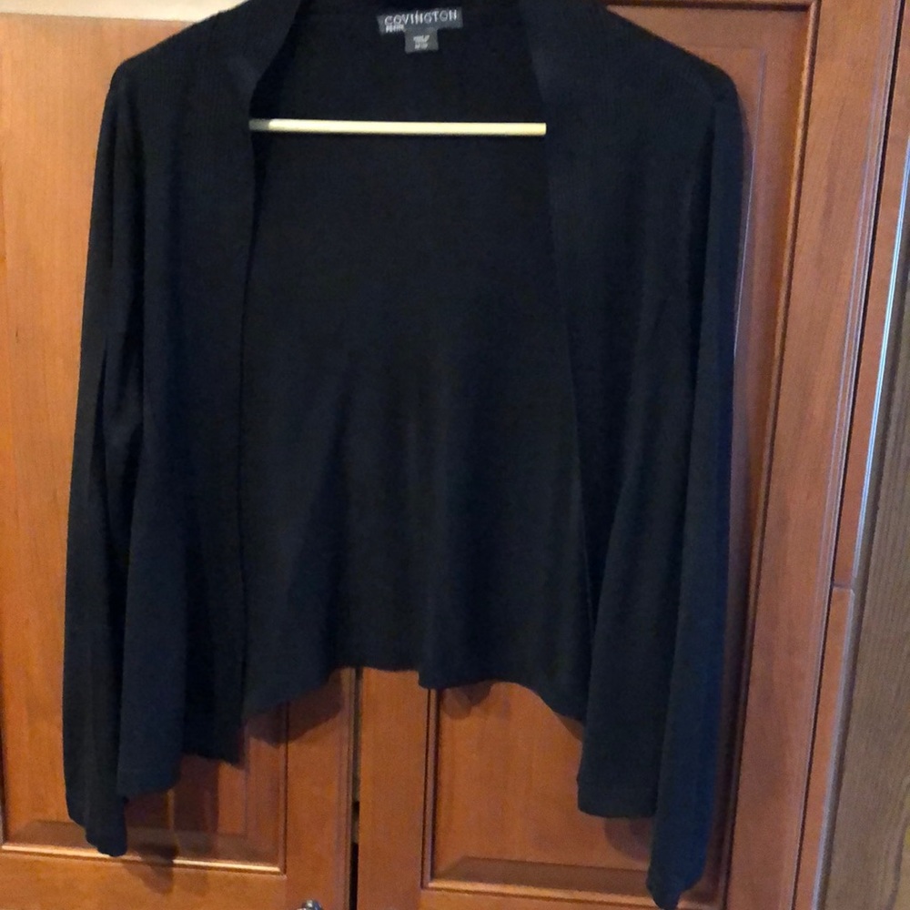 Covington Petite Open-Front Cardigan